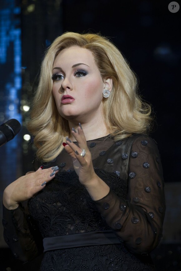 La statue de cire d'Adele a été inaugurée au Musée Madame Tussauds à Londres, le 3 juillet 2013.