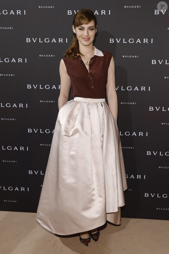 Louise Bourgoin - soirée Bulgari pour la collection Diva à l'Hôtel Potocki à Paris, le 2 juillet 2013.