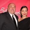 James Gandolfini et sa femme Deborah Lin à Las Vegas le 19 février 2013