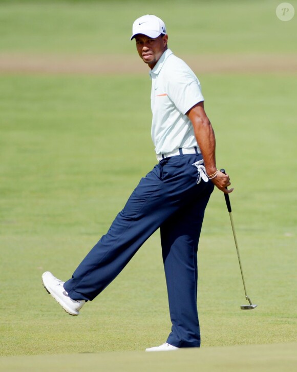 Tiger Woods lors de l'U.S. Open au Merion Golf Club d'Ardmore le 15 juin 2013