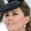 La Duchesse de Cambridge, Kate Middleton, enceinte, procède au baptême du navire "Royal Princess" à Southampton le 13 juin 2013.