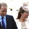 Kate Middleton et le prince William - 60e anniversaire du couronnement de la reine Elisabeth II d'Angleterre en l'abbaye de Westminster à Londres le 4 juin 2013.