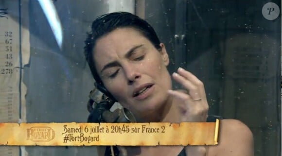 Alessandra Sublet donne de sa personne dans Fort Boyard, samedi 6 juillet 2013 sur France 2