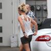 Britney Spears fait du shopping, le vendredi 4 juillet 2013 à Beverly Hills.