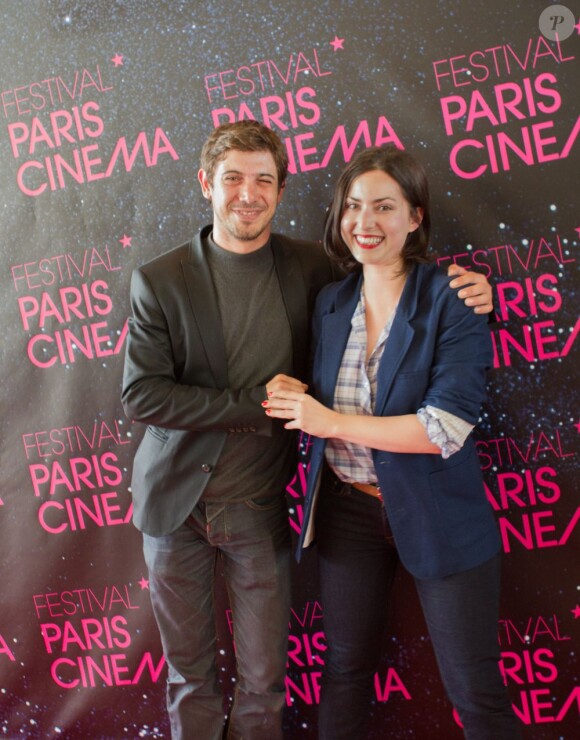 Rebecca Zlotowski et Johan Libéreau lors du Festival Paris Cinéma, le 6 juillet 2013