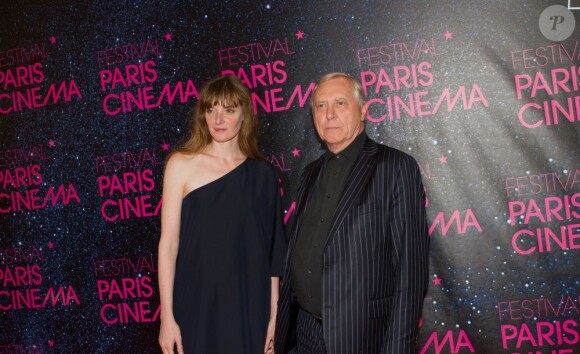 Kate Moran et Peter Greenaway lors du Festival Paris Cinéma, le 5 juillet 2013, pour la projection du film Goltzius and the Pelican Company