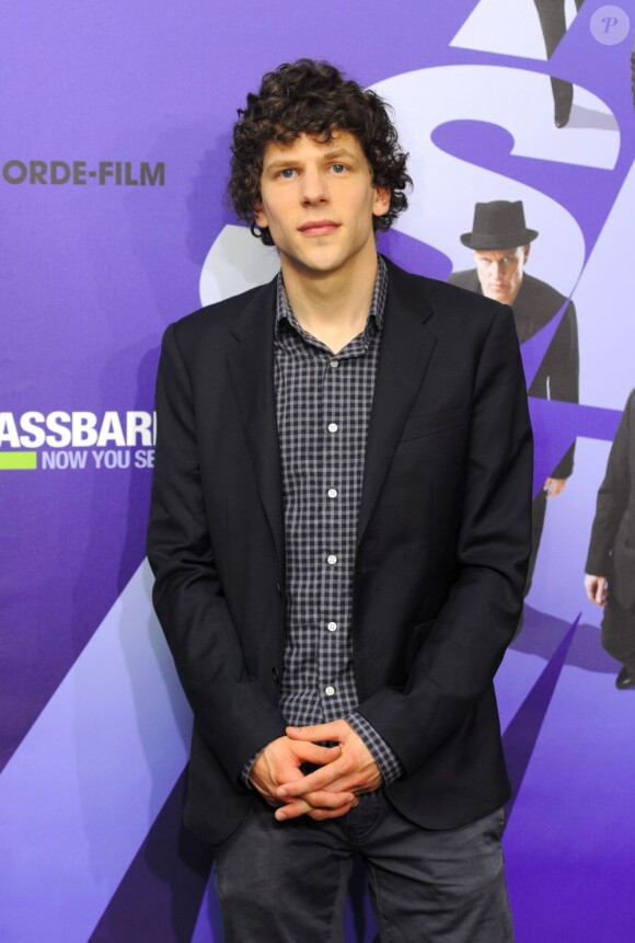 Jesse Eisenberg lors du photocall du film Insaisissables à Munich le 11 juillet 2013