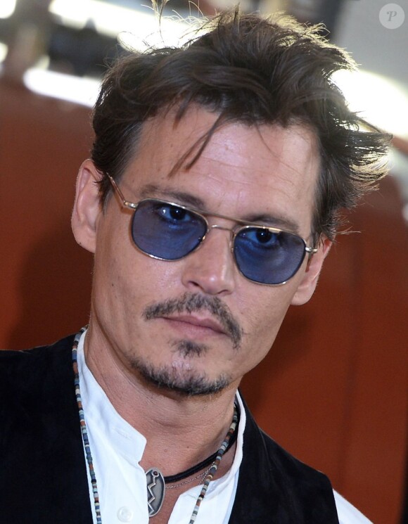 Johnny Depp à Moscou le 27 juin 2013.