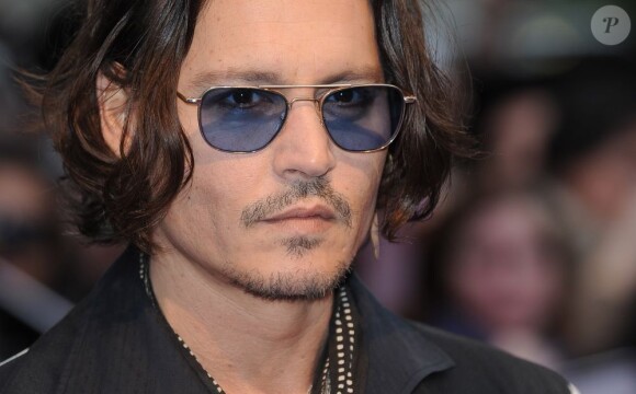 Johnny Depp à Londres le 9 mai 2012.