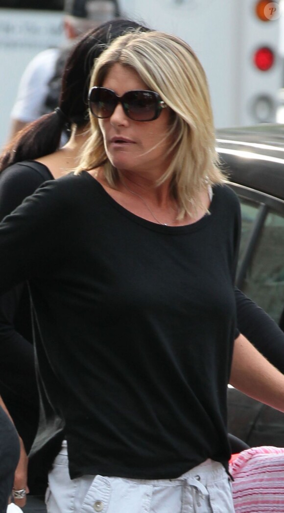 L'ex-femme de James Gandolfini, Marcy, à New York, le 11 juillet 2013.