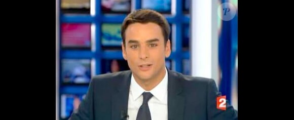 Julian Bugier animait le journal de 20 heures de France 2 en l'absence de Laurent Delahousse.
