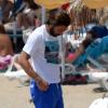 Andrea Pirlo en vacances à Ibiza le 10 juillet 2013 avec sa femme Deborah et quelques amis.
