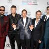 AJ McLean, Nick Carter, Brian Litrell, Howie Dorough, Kevin Richardson au American Music Awards à Los Angeles, le 18 novembre 2012.