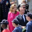 François Hollande et Valérie Trierweiler au défilé du 14 juillet 2013 à Paris.
