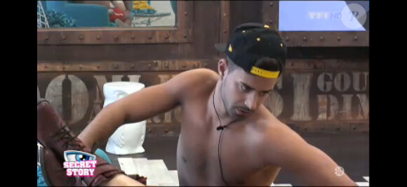 Vincent dans Secret Story 7, lundi 15 juillet 2013 sur TF1