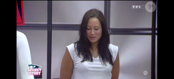 Emilie dans Secret Story 7, lundi 15 juillet 2013 sur TF1
