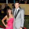 Lea Michele et Cory Monteith aux Screen Actors Guild Awards, à Los Angeles le 27 janvier 2013. 