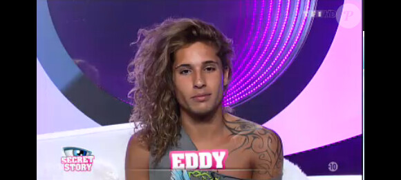 Eddy dans la quotidienne de Secret Story 7, mercredi 17 juillet 2013 sur TF1
