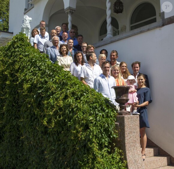 La princesse Madeleine et Chris O'Neill prenaient part à l'événement. La princesse Victoria de Suède, avec sa petite princesse Estelle et l'ensemble de la famille royale suédoise, organisait le 15 juillet 2013 au palais Solliden une réception en l'honneur des sportifs récipiendaires de la bourse Victoria.