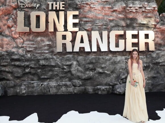 Amber Le Bon à l'avant-première de Lone Ranger à Londres le 21 juillet 2013.