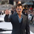 Johnny Depp à l'avant-première de Lone Ranger à Londres le 21 juillet 2013.