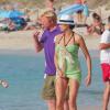 Boris Becker et sa femme Lilly Kerssenberg à Formentera, le 21 juillet 2013