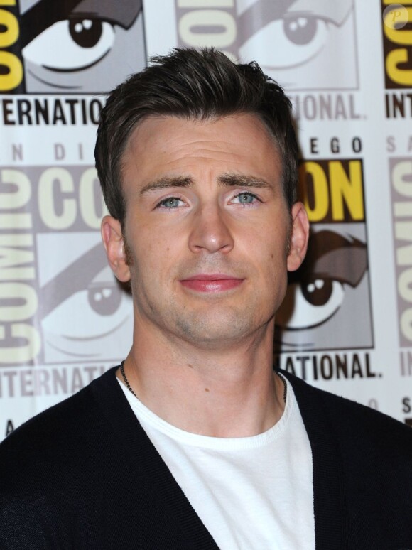 Chris Evans pour Captain America: The Winter Soldier au Comic-Con de San Diego le 20 juillet 2013.