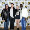 Benicio Del Toro, Lee Pace, Karen Gillan et Djimon Hounsou pour Guardians of the Galaxy au Comic-Con de San Diego le 20 juillet 2013.
