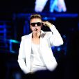 Justin Bieber en concert à Stockholm, le 23 avril 2013.