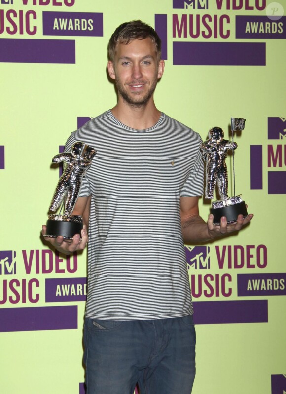 Calvin Harris aux MTV VMA 2012 à Los Angeles, le 7 septembre 2012.