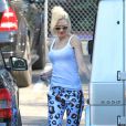 Gwen Stefani emmène son fils Zuma à l'école à Beverly Hills, le 24 juillet 2013.