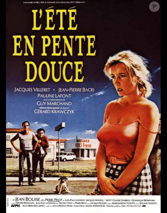 Affiche du film L'Eté en pente douce (1987) avec Pauline Lafont