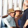 Woody Allen et sa femme Soon-Yi  à Saint-Tropez le 28 juillet 2013.