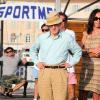 Woody Allen et des amis à Saint-Tropez le 28 juillet 2013.