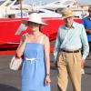 Woody Allen et sa femme Soon-Yi à Saint-Tropez le 28 juillet 2013.