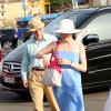 Woody Allen et Soon Yi à Saint-Tropez le 28 juillet 2013.
