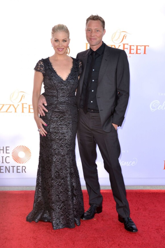 Christina Applegate et son mari Martyn LeNoble assistent au gala Celebration of Dance. Los Angeles, le 27 juillet 2013.