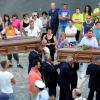 Funérailles, à Pozzuoli, des 38 victimes d'un accident d'autocar, lundi 29 juillet 2013.