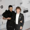 Mick Jagger et sa compagne L'Wren Scott à la soirée organisée par l'amfAR à l'hôtel du Cap à Antibes, le 20 mai 2010.