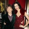 Mick Jagger et L'Wren Scott à la première new-yorkaise du documentaire The Rolling Stones Crossfire Hurricane au Ziegfeld Theater, le 13 novembre 2012.