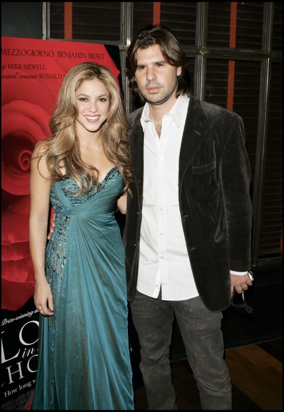 Shakira et Antonio de La Rua à Los Angeles, le 6 novembre 2007.