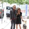 Jennifer Aniston et Rhys Ifans tournent Squirrels to the Nuts à New York le 31 juillet 2013.