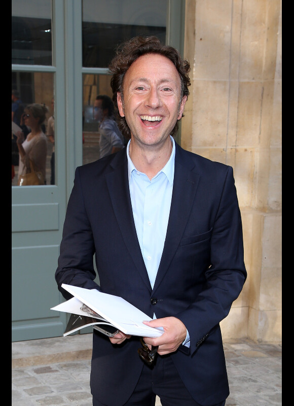 Stéphane Bern à l'ambassade de Belgique à Paris le 1er Juillet 2013.