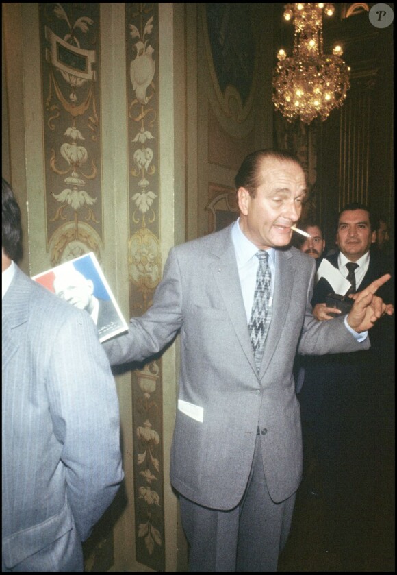 Jacques Chirac à Paris le 27 septembre 1983. 