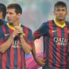 Messi et Neymar à Barcelone le 2 août 2013.