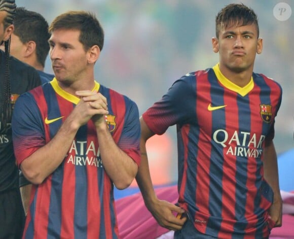 Messi et Neymar à Barcelone le 2 août 2013.