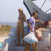 Kate Moss poursuit ses vacances de rêve à Formentera, avec son mari Jamie Hince, sa fille Lila Grace et quelques amis. Le 11 aout 2013.