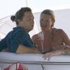 Kate Moss, détendue avec son mari Jamie Hince sur l'île de Formentera. Le 11 aout 2013.