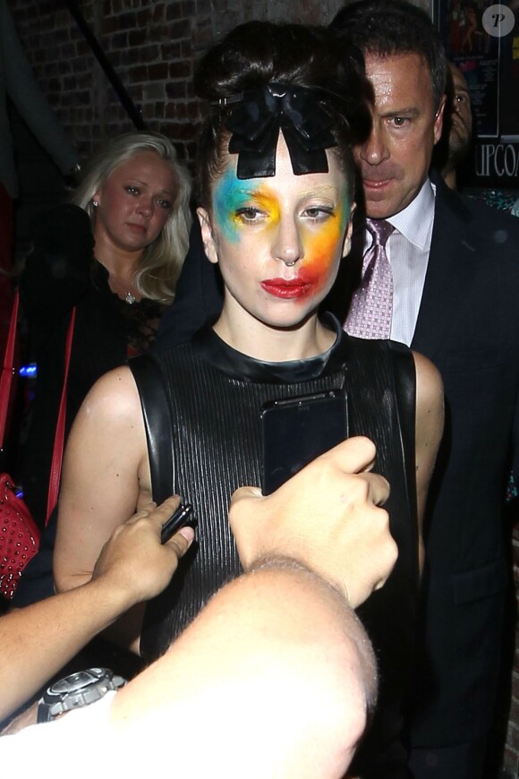 Lady Gaga à West Hollywood, le 12 août 2013.