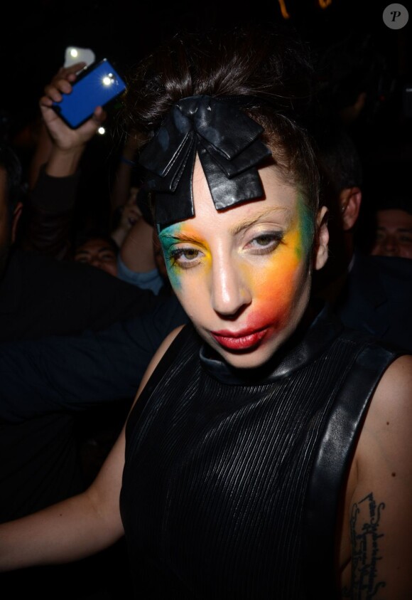 Lady Gaga s'affiche dans les rues de West Hollywood, le 12 août 2013.